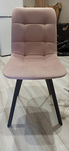 Стул на металлокаркасе Чилли горчичный / черный фото покупателя 386