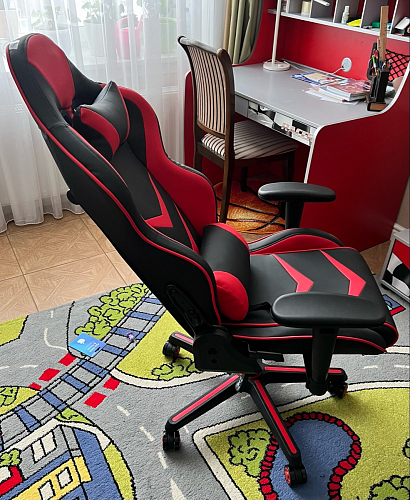 Компьютерное кресло Racer черное / бежевое фото покупателя 6