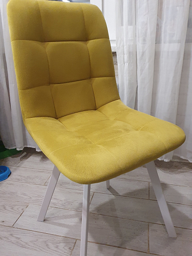 Стул на металлокаркасе Чилли черный / зеленый фото покупателя 1134