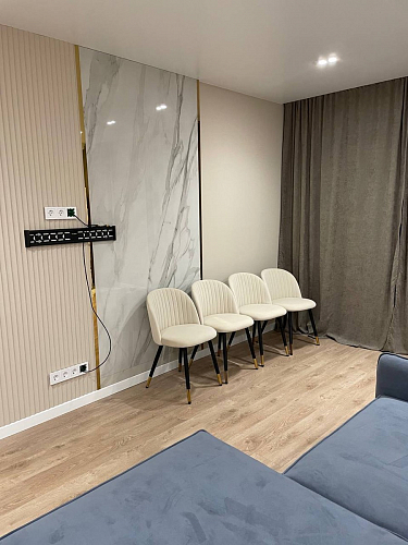 Стул на металлокаркасе Gabi 1 light purple / black фото покупателя 510