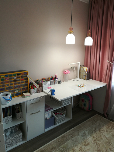 Письменный стол Лайт 03.245F белый гладкий 101 фото покупателя 81