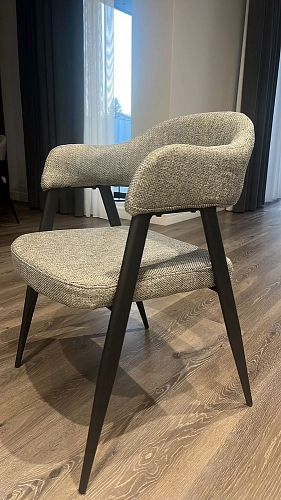 Стул на металлокаркасе Twin gray / black фото покупателя 19