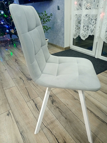 Стул на металлокаркасе Чилли зеленый / черный фото покупателя 1128