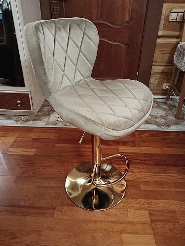 Барный стул Porch beige / chrome фото покупателя 15