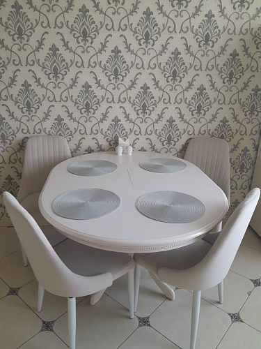 Стул на металлокаркасе Kora dark gray / black фото покупателя 18