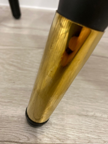 Стул на металлокаркасе Gabi dark beige / black / silver фото покупателя 502