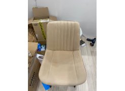 Стул на металлокаркасе Вейв светло-серый (hl 63) / 10К черный каркас фото покупателя 148