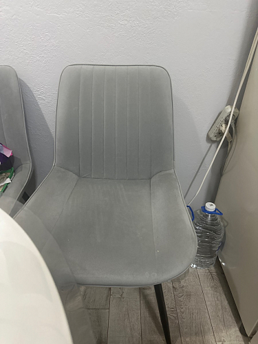 Комплект стульев Вейв 4 шт светло-серый / черный фото покупателя 254