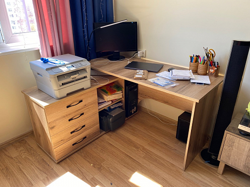 Компьютерный стол КСТ-109Л венге фото покупателя 88