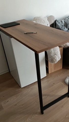 Барная стойка Дилан Лофт 120х40х90 бетон светлый фото покупателя 40