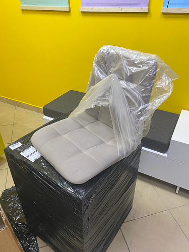 Комплект стульев Чилли 4 шт темно-серый / черный фото покупателя 398