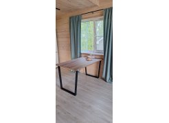 Деревянный стол Лота Лофт 120(160)х75 черный матовый / бетон светлый фото покупателя 767