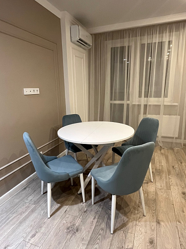 Стул на металлокаркасе Kora beige / black фото покупателя 202