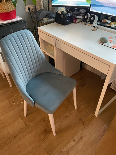 Стул на металлокаркасе Kora white / gray фото покупателя 99