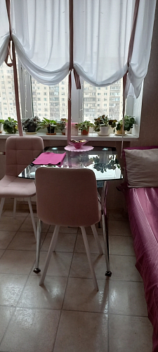 Стул на металлокаркасе Чилли К темно-серый (velutto 32) / черный фото покупателя 342