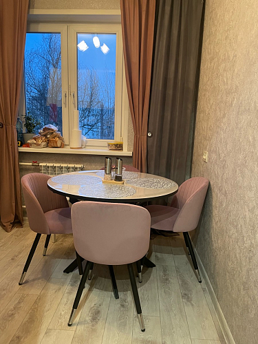 Стул на металлокаркасе Gabi-1 wine red / black фото покупателя 132