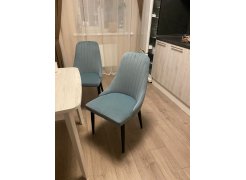 Стул на металлокаркасе Kora beige / black фото покупателя 13