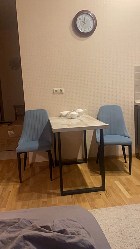 Стул на металлокаркасе Kora light purple / black фото покупателя 408