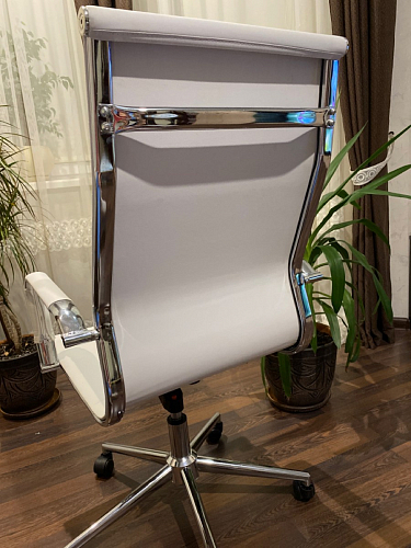 Компьютерное кресло Reus черная сетка / хром фото покупателя 15