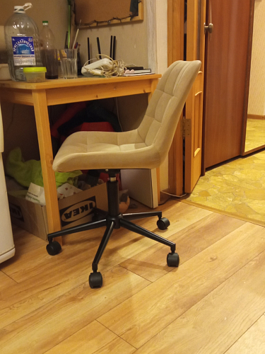 Компьютерное кресло Честер кирпичный / черный фото покупателя 12