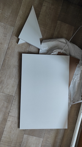 Откидной стол навесной СО1 дуб молочный фото покупателя 10