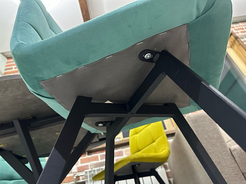 Стул на металлокаркасе Чилли бежевый / белый каркас фото покупателя 1355