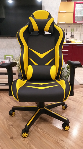 Компьютерное кресло Racer черный / красный / бежевый фото покупателя 100