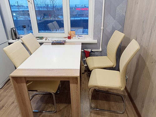 Стул Basit light grey fabric фото покупателя 41