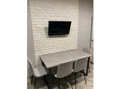 Стол Лота Лофт 140 25 мм черный матовый / бетон фото покупателя 871