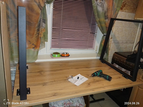 Деревянный стол Лота Лофт 120х75 белый матовый / дуб крафт золотой фото покупателя 445