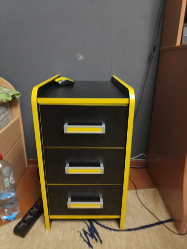 Тумба Ханна черная / красная  - Уцененный экземпляр фото покупателя 152