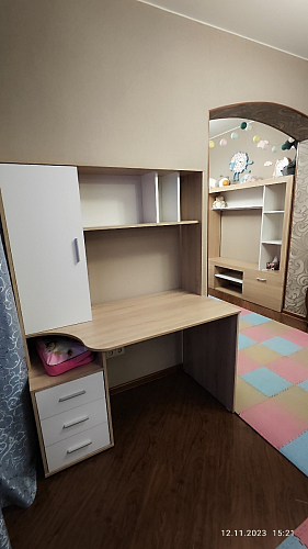 Письменный стол КСТ-16 левый венге / беленый дуб фото покупателя 77