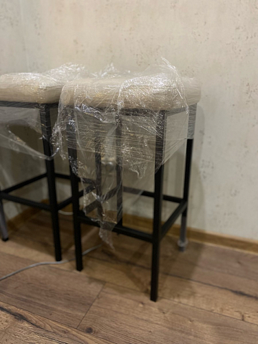 Барный стул Лофт катания лаванда / белый матовый фото покупателя 138