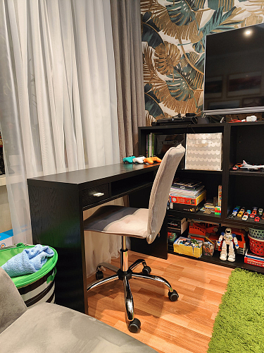 Компьютерное кресло One/Ван флок бежевый 7 фото покупателя 110