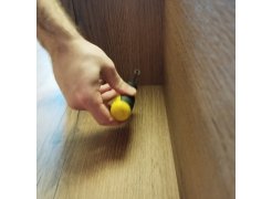 Письменный стол Клер Лофт дуб вотан / черный матовый фото покупателя 16