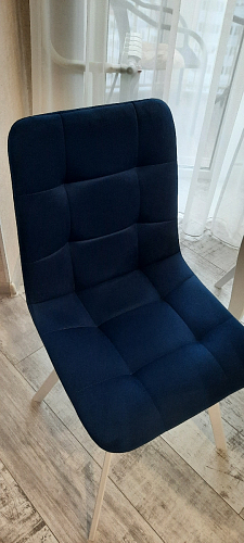 Стул на металлокаркасе Чилли бирюзовый / черный фото покупателя 1073