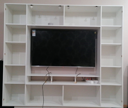 Готовая гостиная Румба белый / белый глянец  - Уцененный экземпляр фото покупателя 78