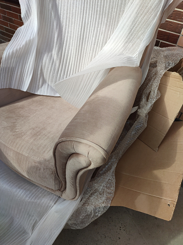 Компьютерное кресло Benefit/Бенефит флок бежевый 7 фото покупателя 27