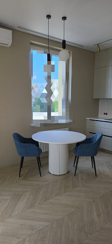 Деревянный стол Барел 89 белый / золото фото покупателя 23