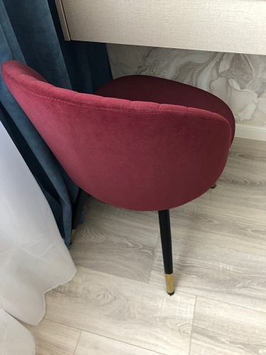 Стул на металлокаркасе Gabi 1 темно-серый / черный фото покупателя 269