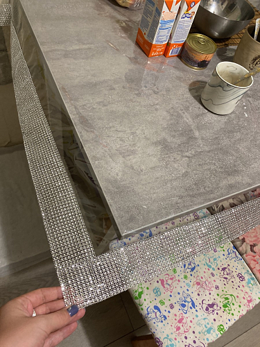 Стол Лота Лофт 120 32 мм бетон / черный матовый фото покупателя 22