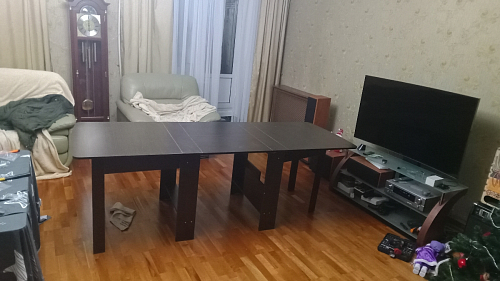 Стол обеденный раздвижной СтК7 венге фото покупателя 166