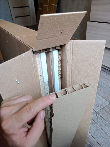 Письменный стол Комфорт 12.71 дуб золотой craft / белая аляска фото покупателя 169