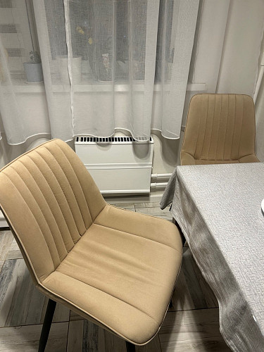 Стул на металлокаркасе Седа К velvet lux 76 / черный фото покупателя 226