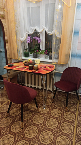 Стул на металлокаркасе Gabi dark beige / black / silver фото покупателя 115