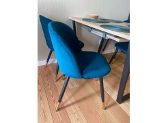 Стул на металлокаркасе Gabi 1 gray / black фото покупателя 357