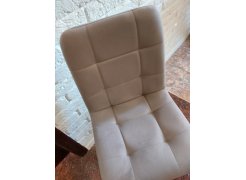 Стул на металлокаркасе Чилли синяя ткань / белый фото покупателя 211