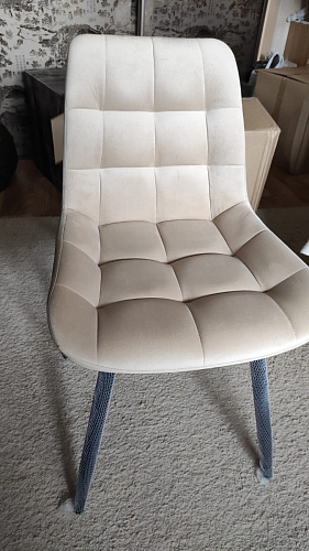 Стул на металлокаркасе Челси бирюзовый / черный фото покупателя 16