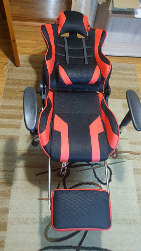 Компьютерное кресло Kano черное / красное фото покупателя 39