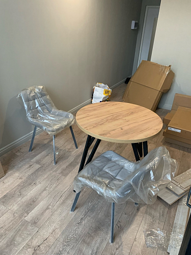 Стул на металлокаркасе Челси К бирюзовый / черный фото покупателя 102